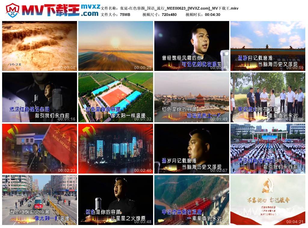 张延-红色容颜_国语_流行_MEE00623